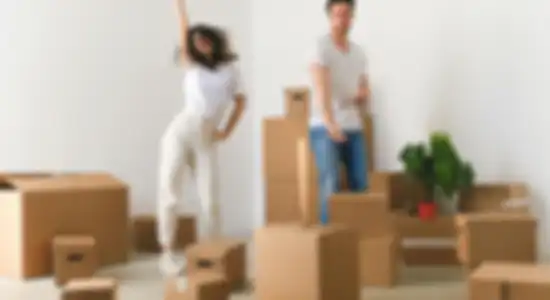 People dancing during moving house